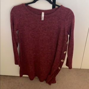 Bee unique magenta blouse